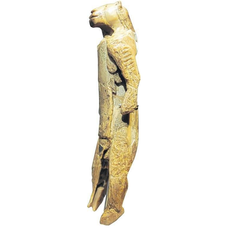 Löwenmensch, ca. 40.000 Jahre alte Skulptur vom Hohlenstein-Stadel im Lonetal